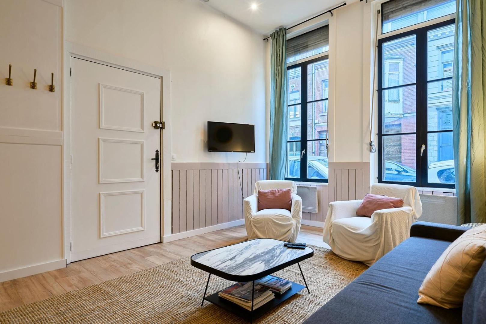 Old Lille: Charming Renovated Apartment Eksteriør billede